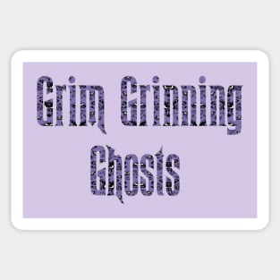 Grim Grinning Ghosts Sticker